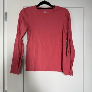 Peach long sleeve tee